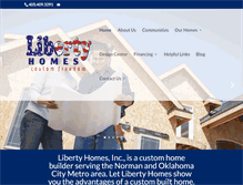 Tablet Screenshot of libertyhomesok.com